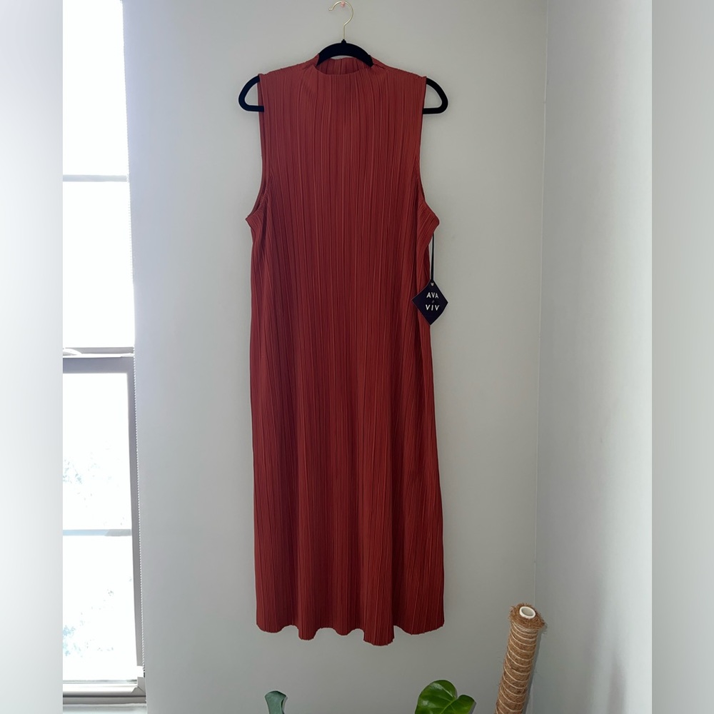 Ava & Viv Terracotta Maxi Dress